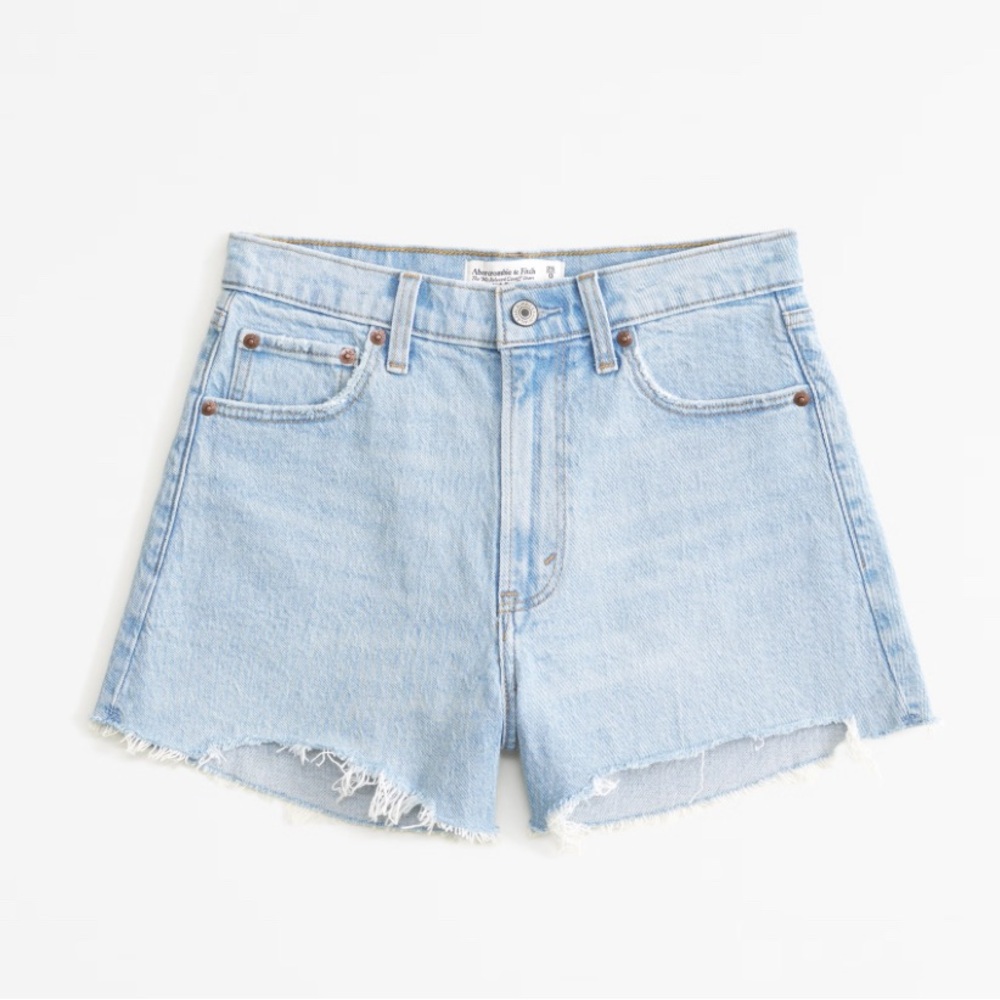 Abercrombie & Fitch 90s Relaxed Cutoff Shorts High Rise Curve Love